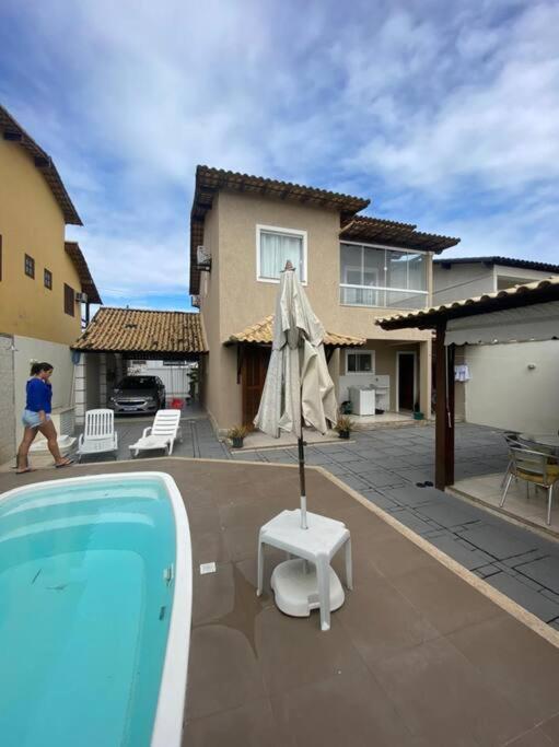Casa Com Piscina, Churrasqueira E Ar Condicionado Em Condominio Cabo Frio Luaran gambar